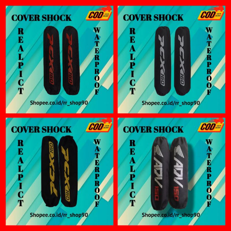 SARUNG SHOCK BREAKER/COVER SHOCK BREAKER SHOCK MOTOR SEPASANG (kanan dan kiri) PCX 160/ADV