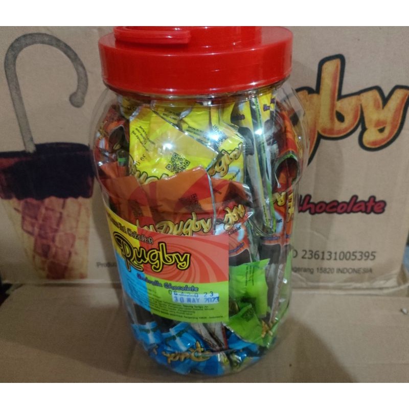

coklat rugby isi 60 ..