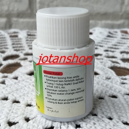 SNAIL KILLER Obat Racun Pembasmi Keong Hama Aquarium Aquascape