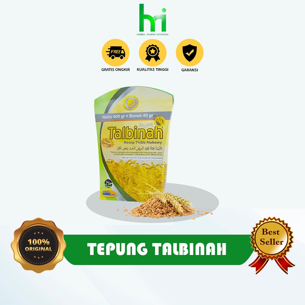 

Talbinah Resep Thibb Nabawy 400+40 gram Tepung Gandum Talbinah Original