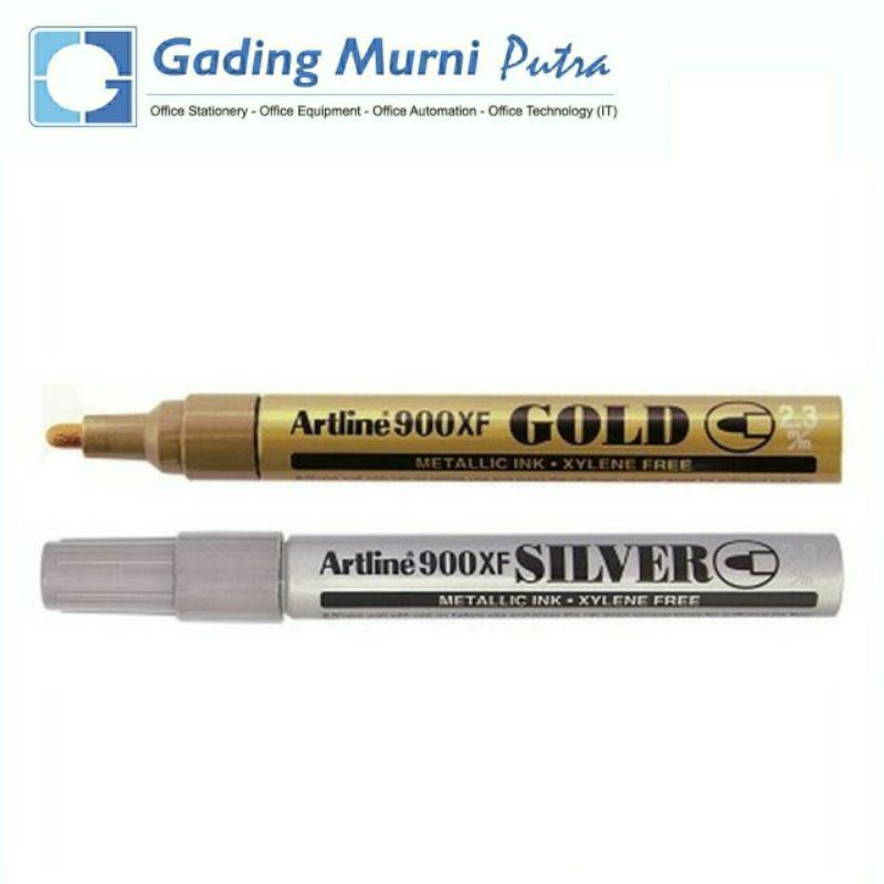 

Spidol Metallic Marker Artline 900XF Gold/Silver 2.3 MM