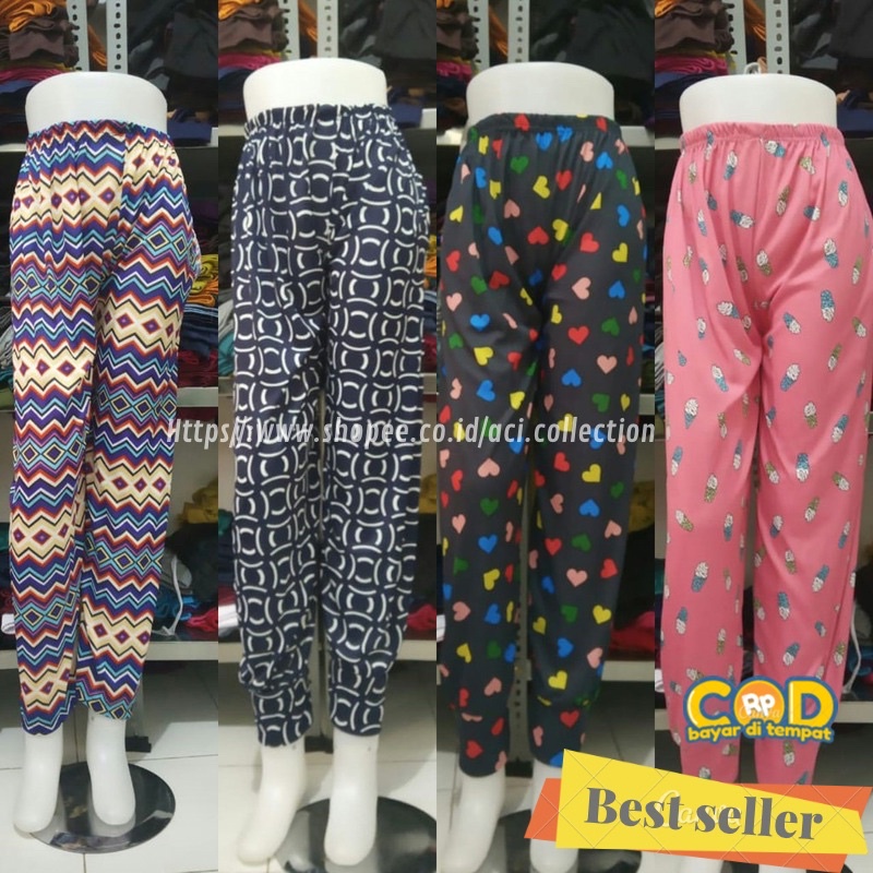 Celamis Aladin Ban Motif Size Standar &amp; Jumbo / Celana dalam Gamis Motif / Celana Santai Motif