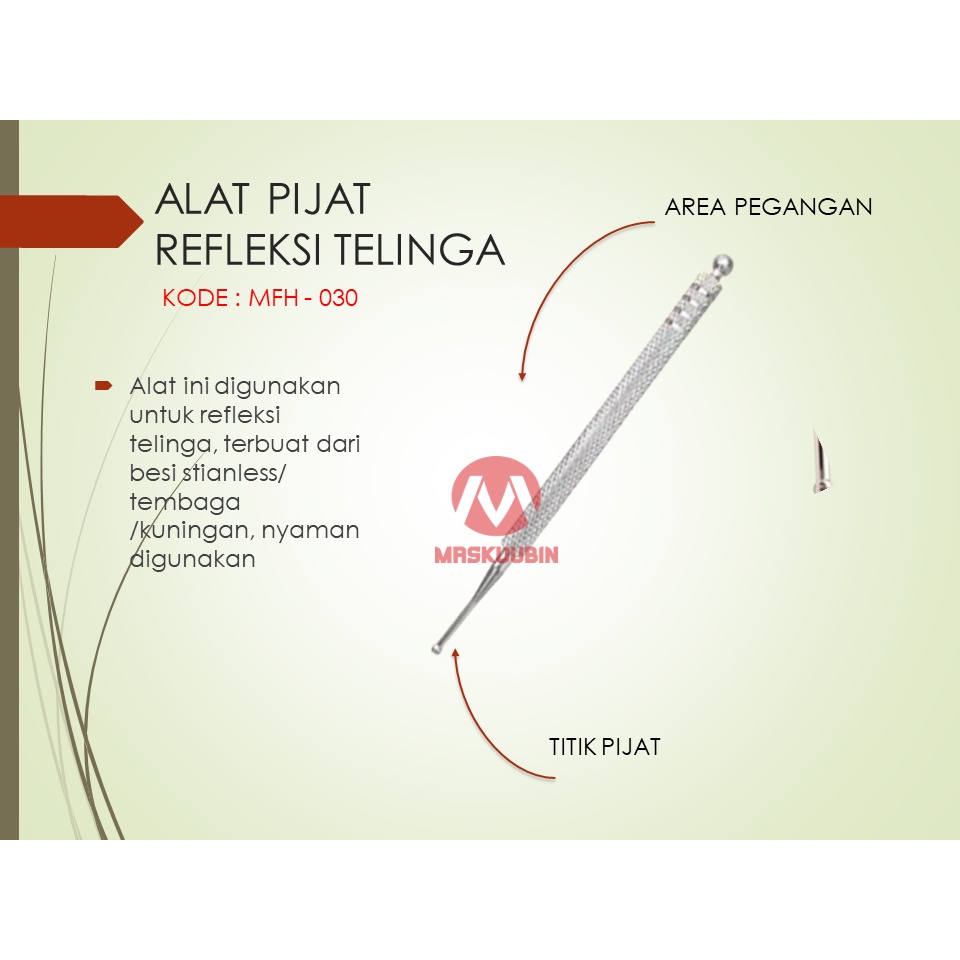 Probe pen/pena terapi akupresur/ PENA PIJAT TELINGA / PEN PROBE / AKUPRESURE TELINGA / ALAT REFLEKSI TELINGA / AKUPUNTURE TELINGA