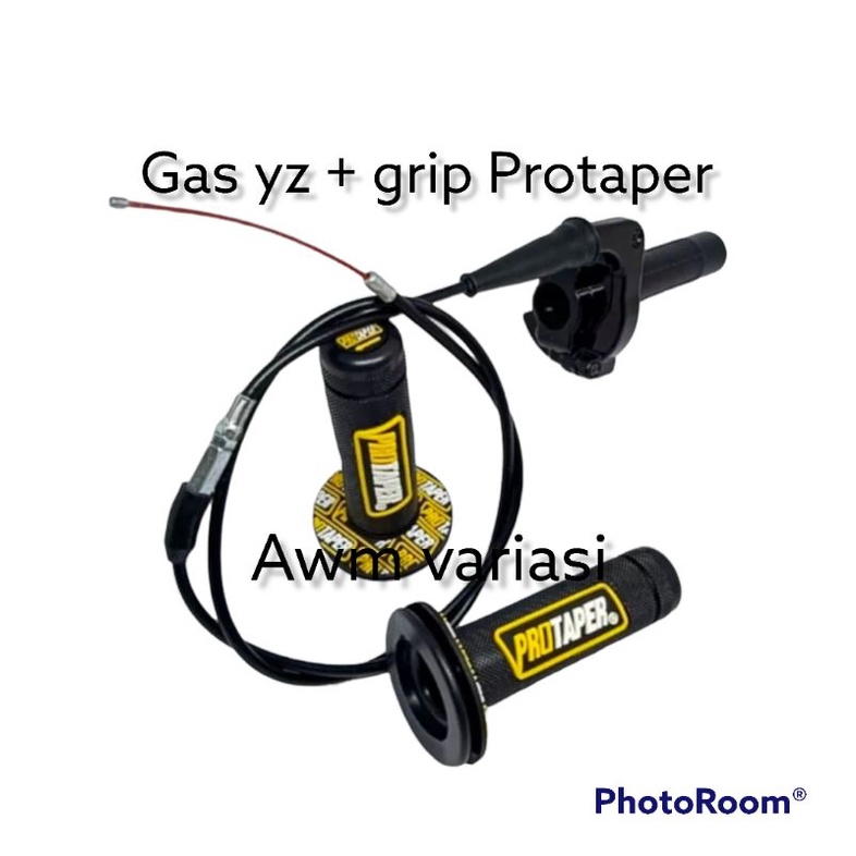 PAKET GAS SPONTAN YZ PLUS HANDGRIP PROTAPER UNIVERSA MOTOR BEBEK VEGA JUPITER SATRIA KLX DAN LAIN NYA