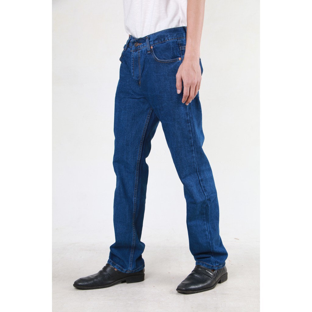  Celana  Jeans  Panjang Pria Celana  Jeans  Pria Biru  Tua  