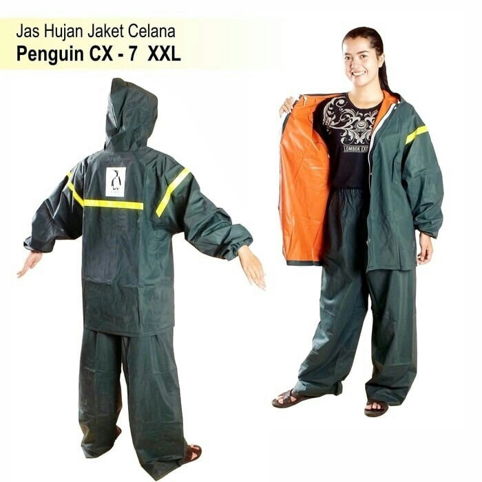 JAS HUJAN STELAN PENGUIN CX7 (SUPER TEBAL XXL)