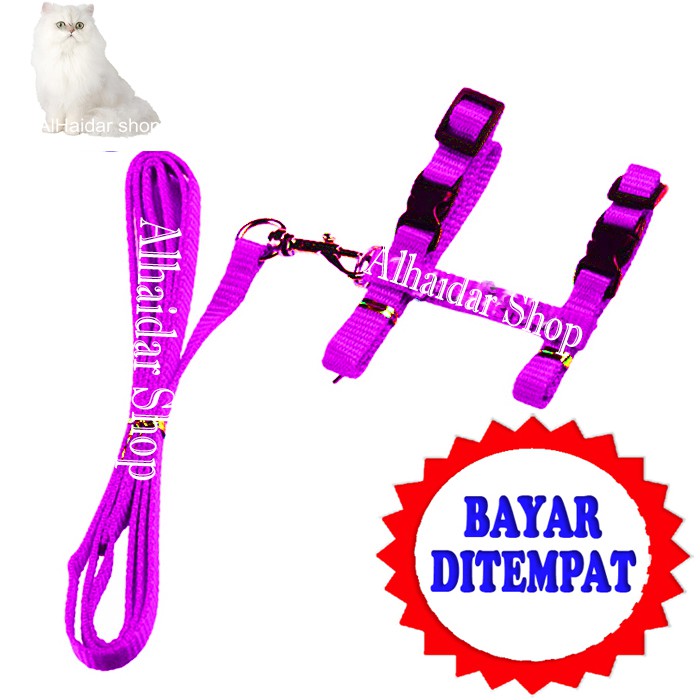 TALI TUNTUN PENUNTUN KUCING ANJING HARNESS H