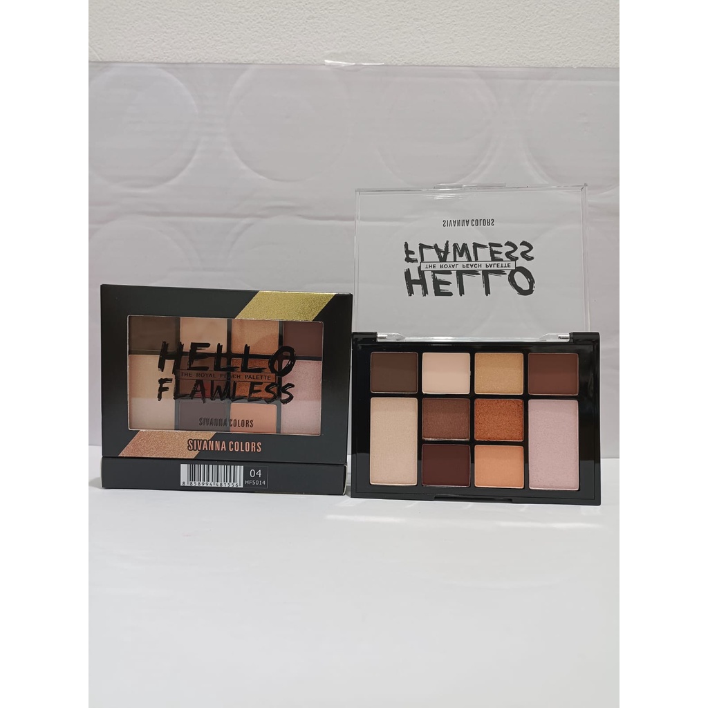 SIVANNA COLORS FANTASTIC MAKEUP PALETTE HF5014/EYESHADOW/WATERPROOF/TAHAN LAMA