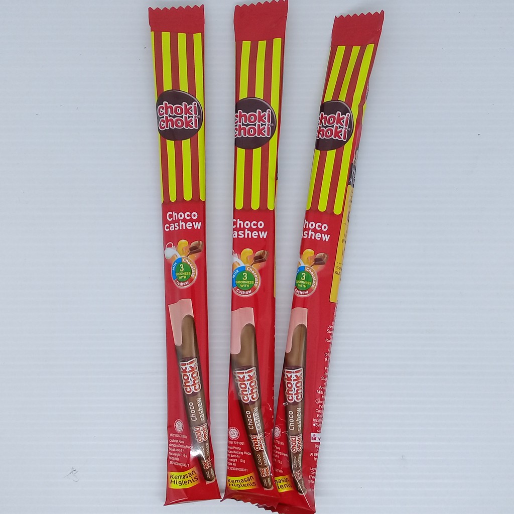 

Choki Choki Choco Cashew Cokelat Stick 10 gram