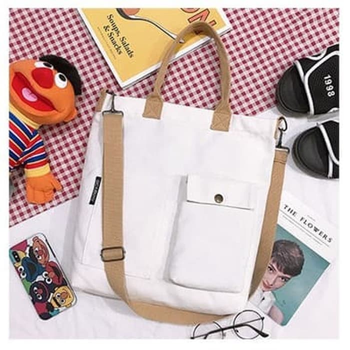 

NEW - White College Bag