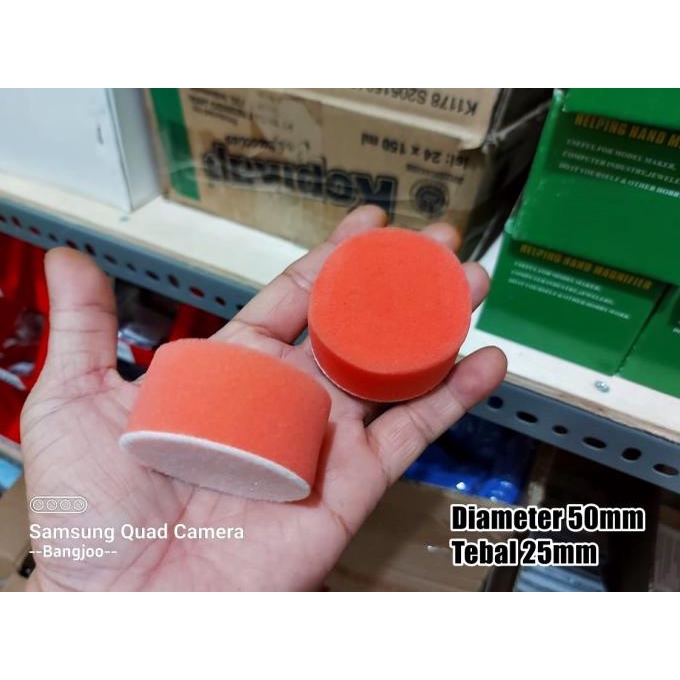 (:(:(:(] busa poles 2inch / spon polish 50mm tebal 25mm / foam polisher 2 inch