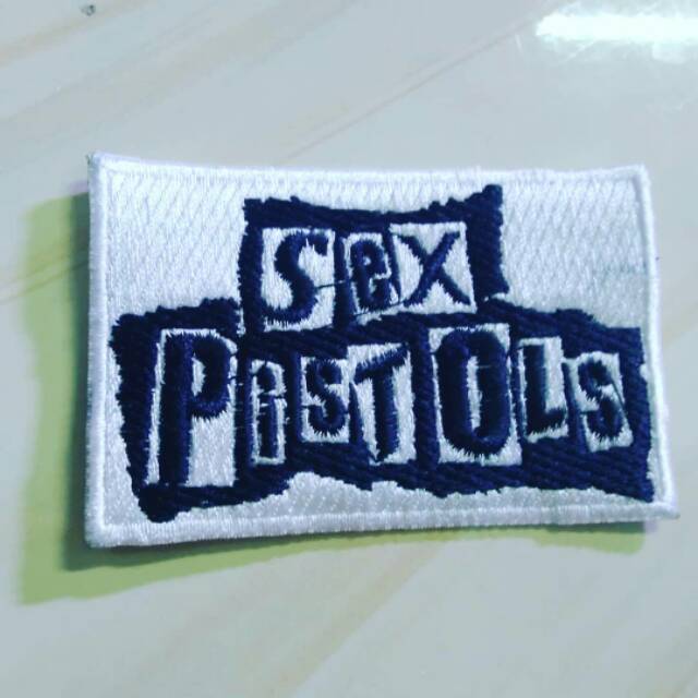 Emblem patch bordir band sex pistols