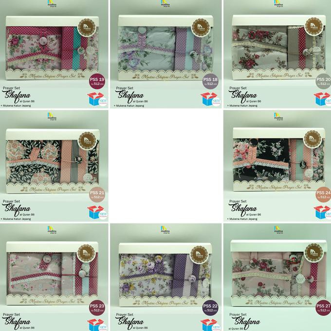 KUALITAS TERBAIK MUKENA SHABBYCHIC PRAYER SET ALQURAN PELANGI SHAFANA RAINBOW SESERAHAN KEKINIAN