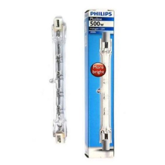 Philips Lampu Halogen Stik Plusline 500W 500 Watt