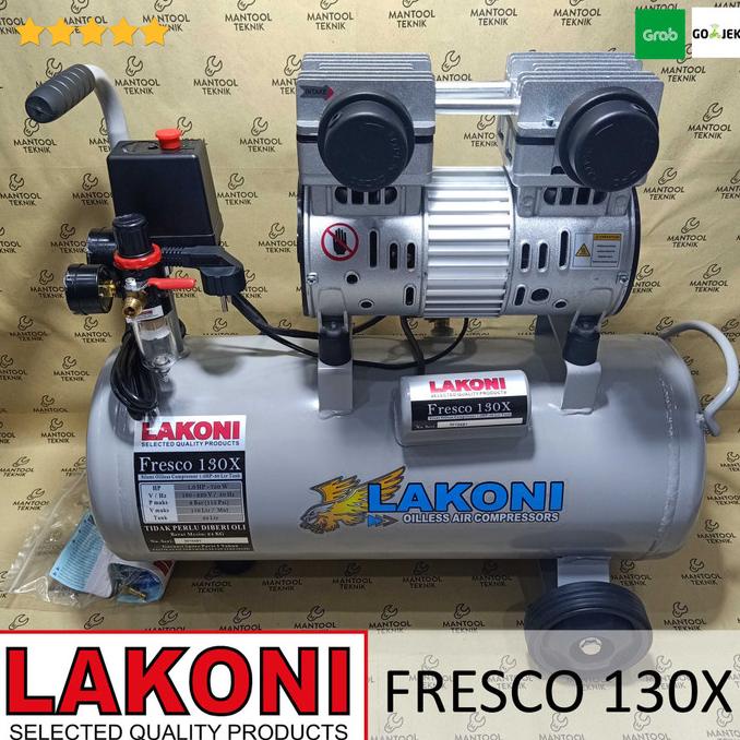 FRESCO 130X LAKONI Oilless Compressor Kompressor KHUSUS GRAB GOJEK