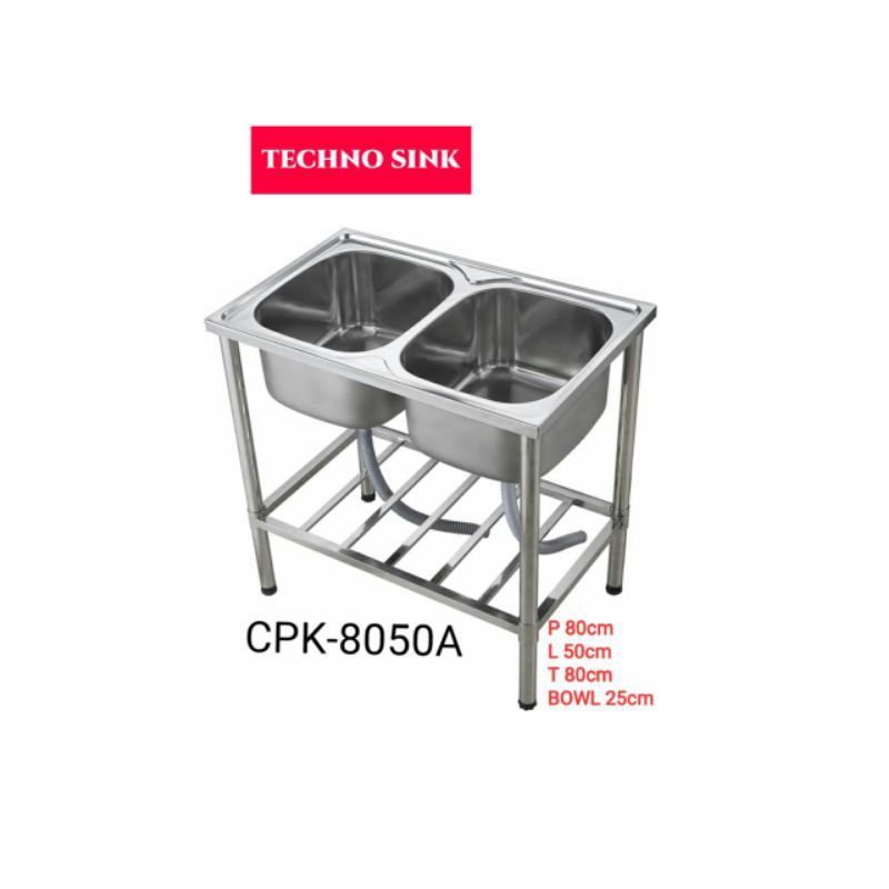 sink cuci piring portable / techno sink