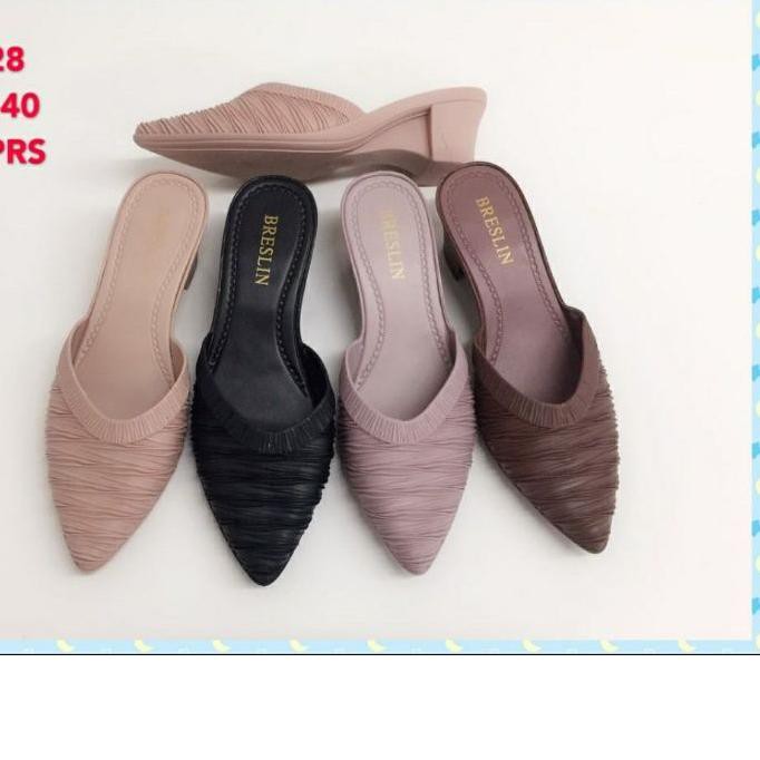 『 Hanya [10.10]  』 628 Sendal Selop Jelly Heels Ulir :D