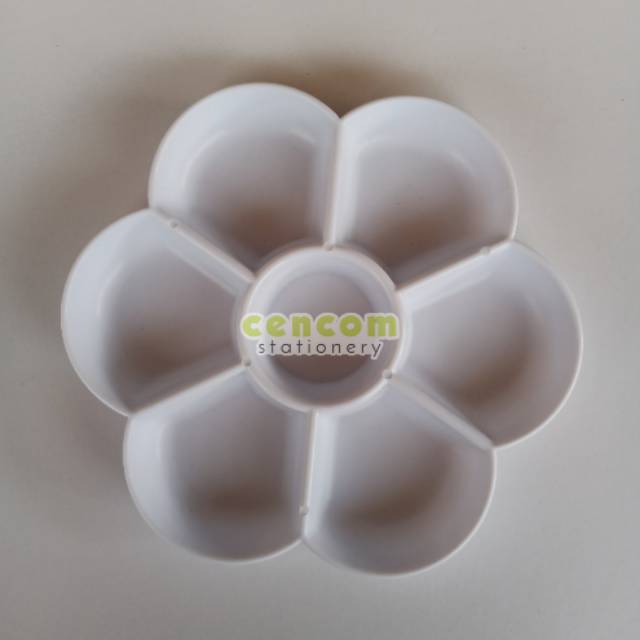 

Flower Shaped Plastic Palette - Palet Lukis Plastik Bentuk Bunga RD-C7