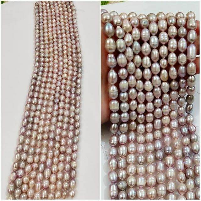 Mutiara air tawar lavender 8-9mm