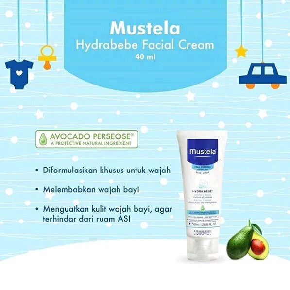 Mustela Hydra Bebe Facial Cream 40ml