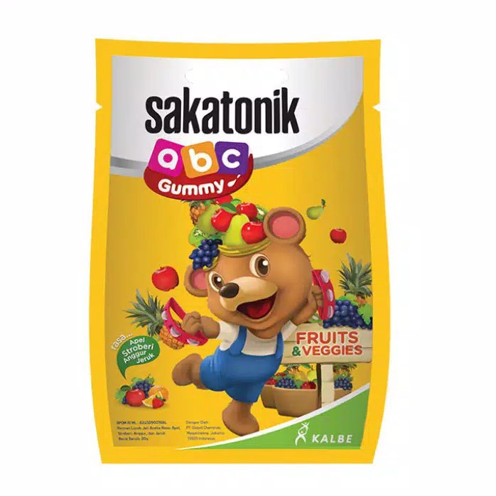 Sakatonik ABC Gummy Fruit &amp; Vegie 20g