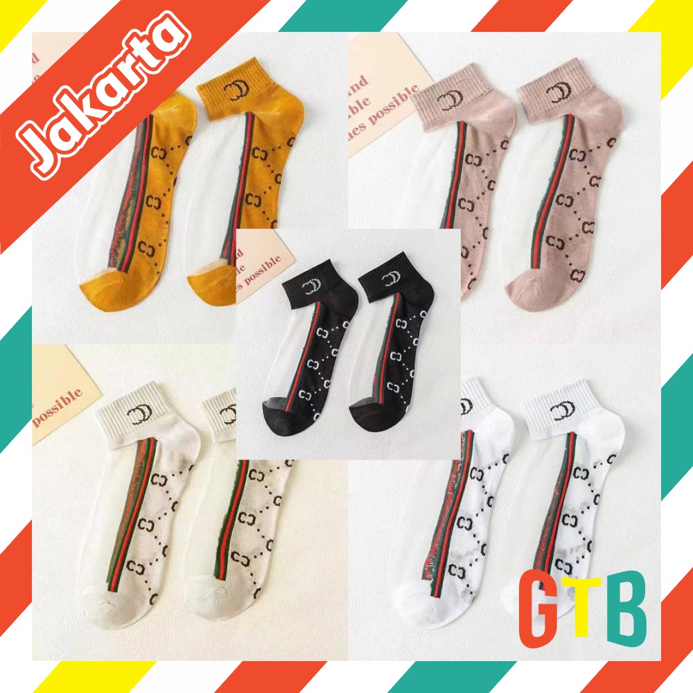 ❤GTB❤ Kaos Kaki Semata Kaki Motif Kaos Kaki Pendek Dewasa / Kaos Kaki Ankle Wanita Motif KK017