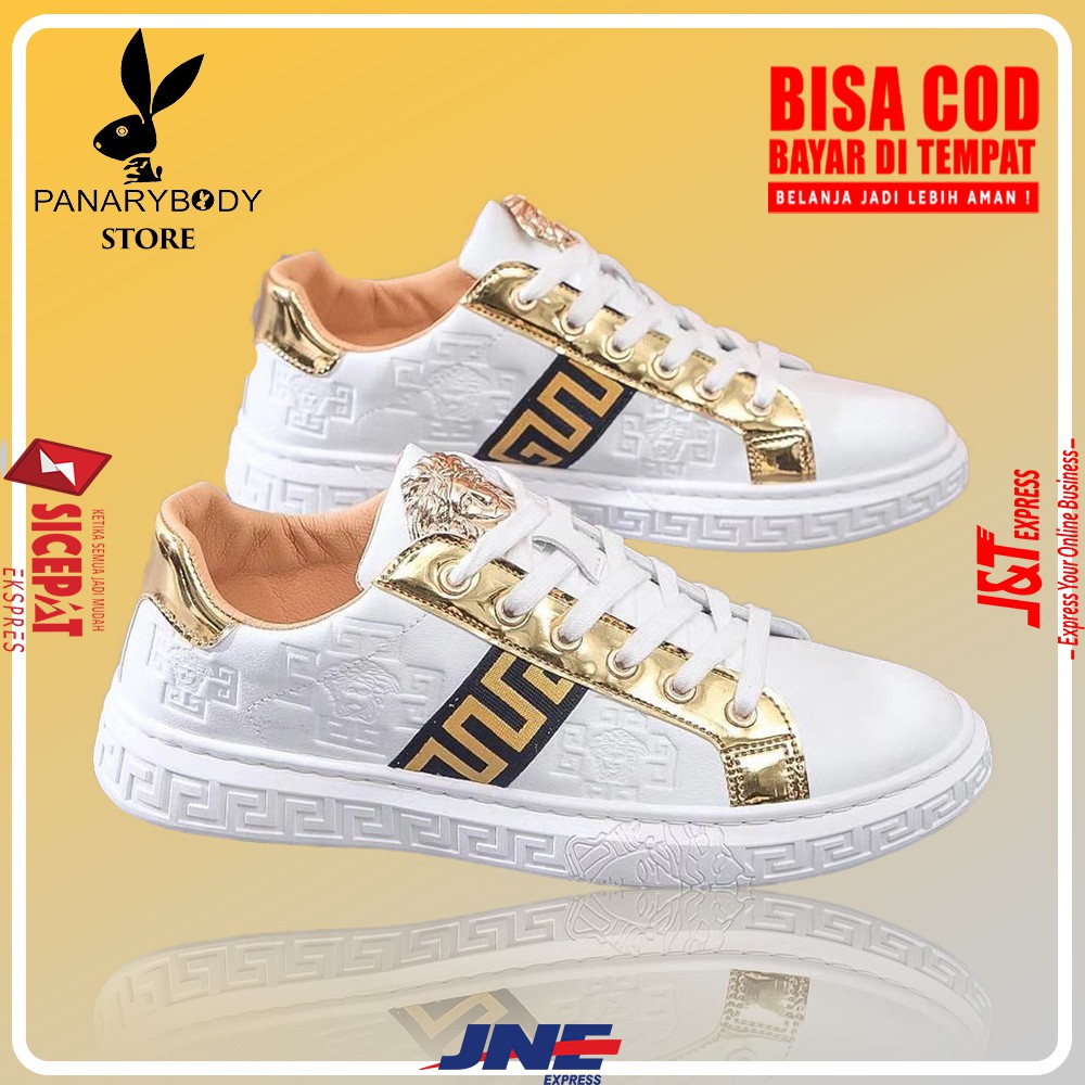 (COD) Sepatu Pria Sepatu Formal Tali sepatu casual pria murah putih sepatu kerja hitam Trandy 2020