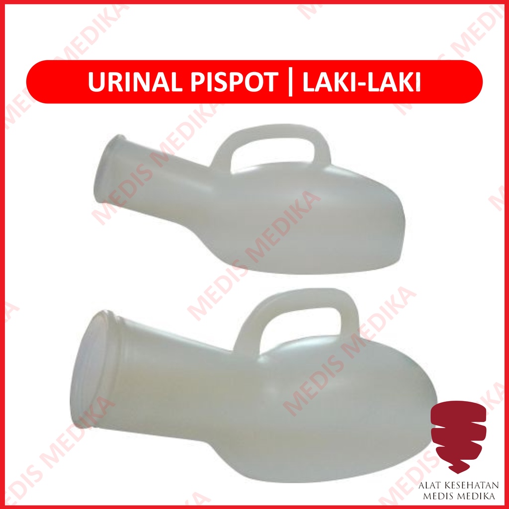 Urinal Pria Alat Bantu Buang Air Kecil Pipis Kencing Urin Pispot Plastik Laki-laki