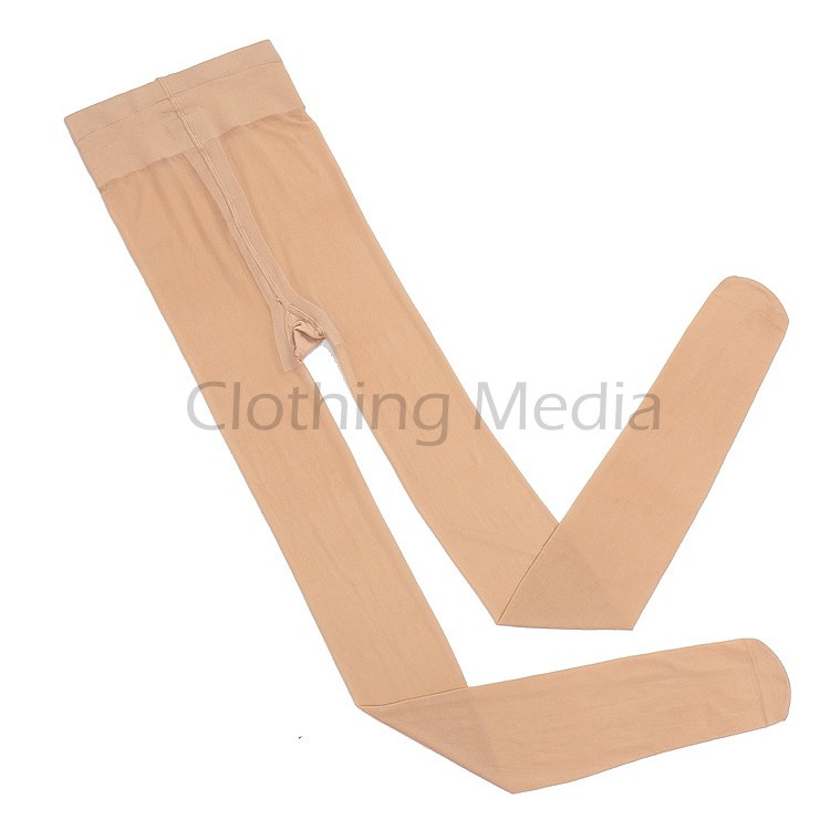 Pantyhose Lembut 30 Denier Halus Transparan T-Crotch Stocking High Waist