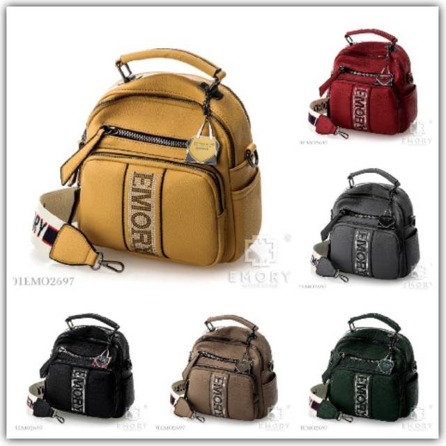 BAG IMPORT BRANDED EMORY NINDY / TAS SELEMPANG FASHION WANITA-SLINGBAG MULTIFUNGSI TOP HANDLE BATAM
