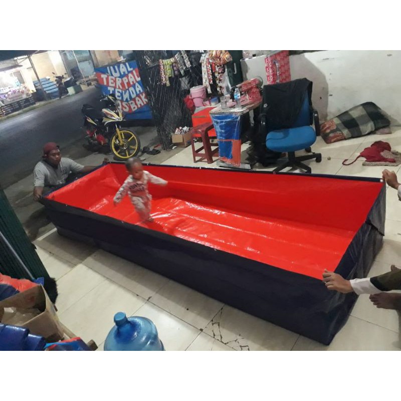 terpal kolam ikan TYPE A5 ukuran (300×100×50)