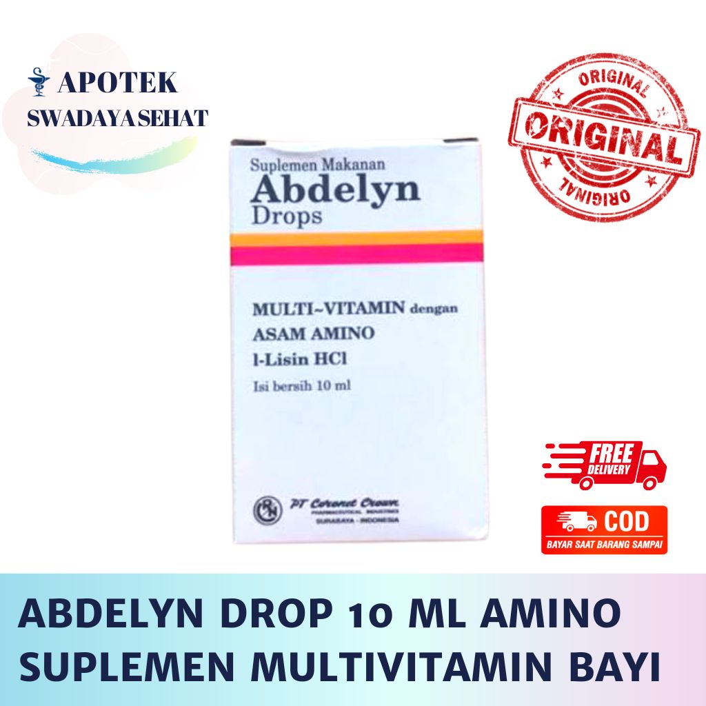 ABDELYN DROP 10 ML - Suplemen Multivitamin Bayi Anak Drops