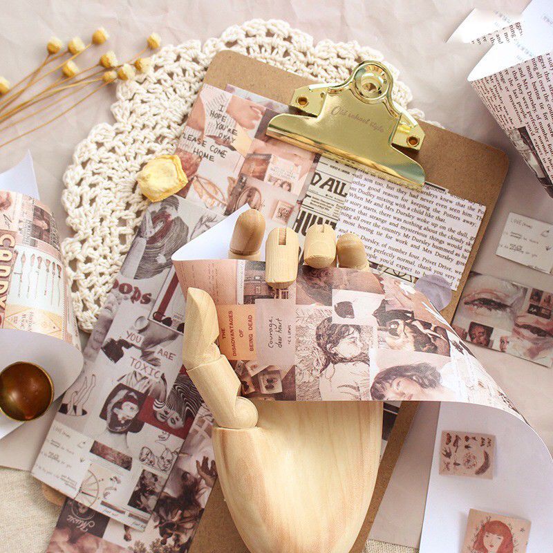 

AYURI - Vintage stiker DIY dekorasi jurnal scrapbook diary