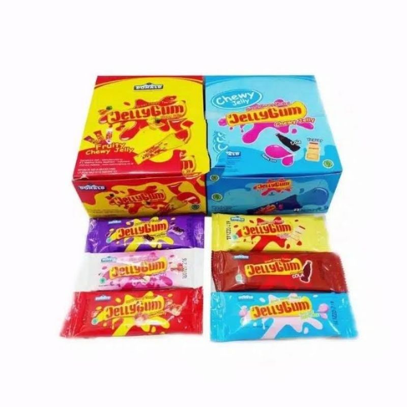 

JELLY GUM FRUITY ISI 24 PCS/DONALD JELLY GUM ANEKA BUAH ISI 24PCS