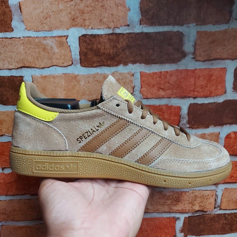 brown adidas spezial