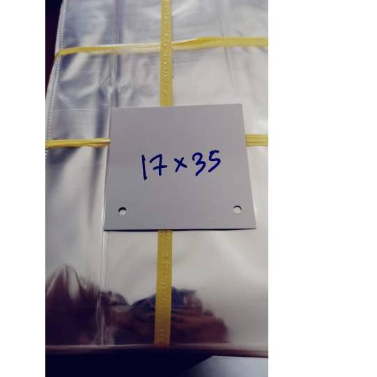 

IT6 opp plastik/plastik kaca lem 17x35 (isi 100 lembar)