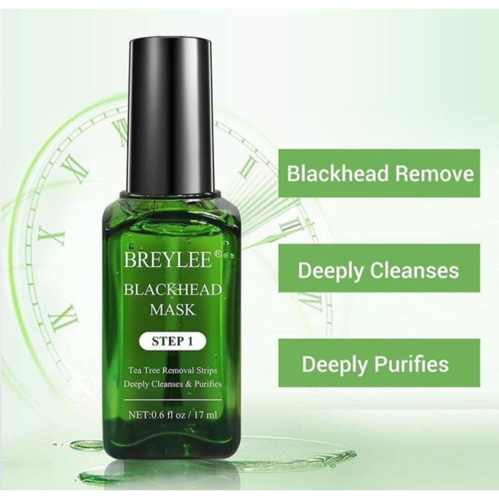 Breylee Pengangkat Komedo Breylee Step 1 Blackhead Masker Breylee Step 2 Pore Minimizer Serum