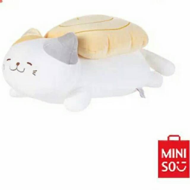 Boneka sushi cat plush toys tamagoyaki Miniso kucing lucu