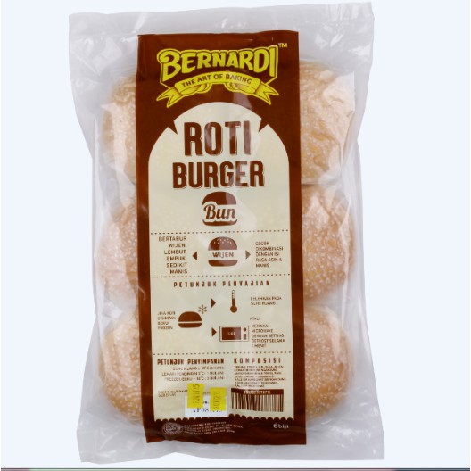 

[READY STOCK] BERNARDI ROTI BURGER WJ 6 PCS