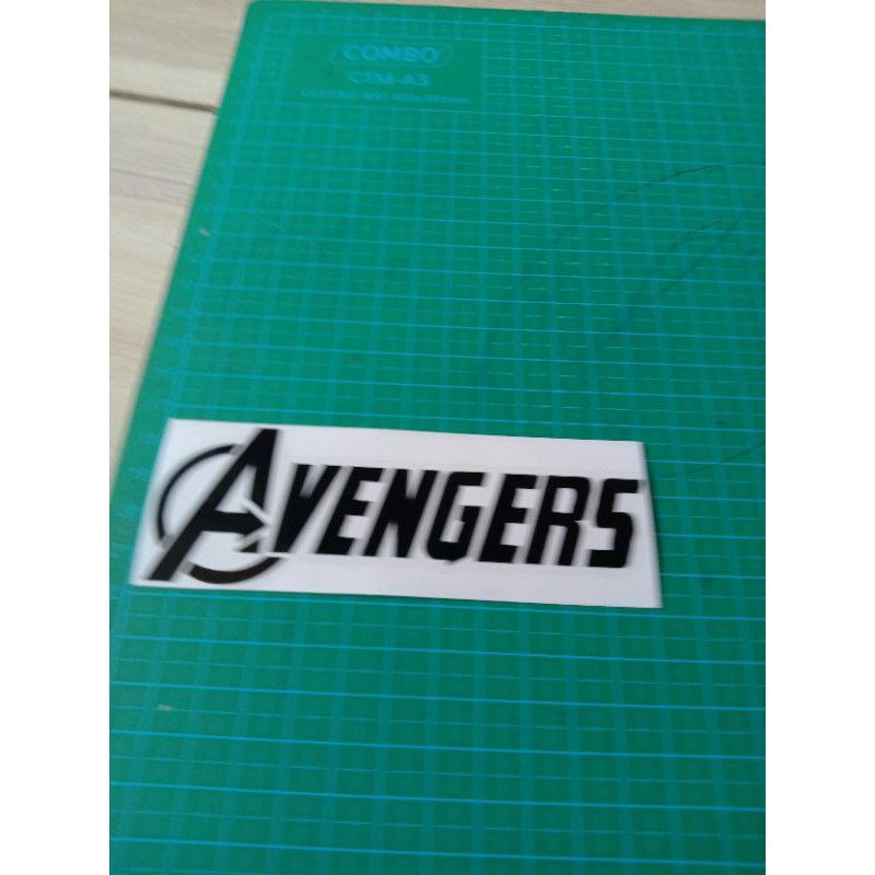 

STICKER AVENGERS DAN LOGO A