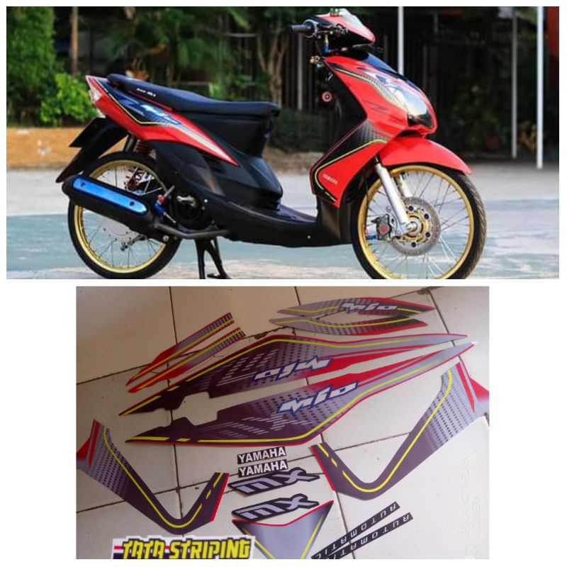 striping stiker soul mx thailand mio soul