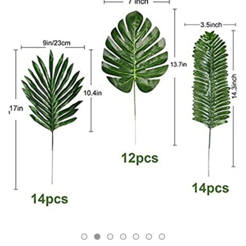 DAUN PALM DAUN PALEM MONSTERA DAUN HIAS PROPERTI FOTO DEKORASI RUMAH BUNGA PLASTIK ARTIFICIAL