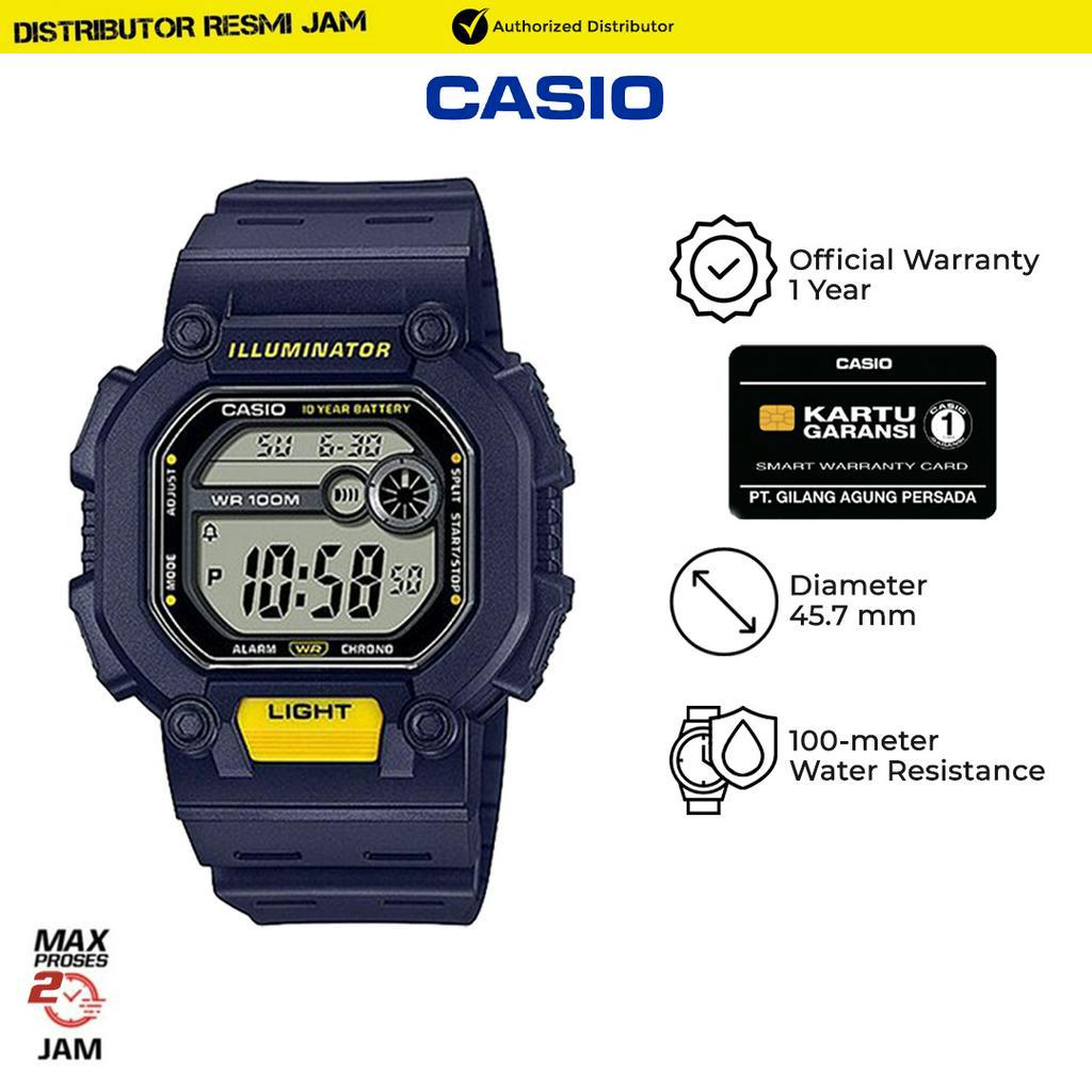 Casio General W-737H-2AVDF W-737H W-737 W737H W737