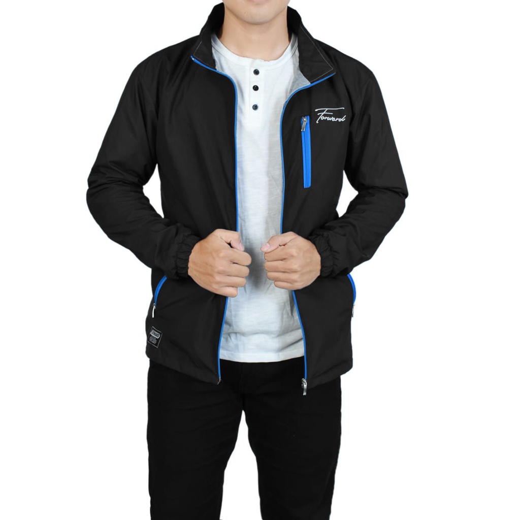 Jaket parka parasut pria gunung motor training forward