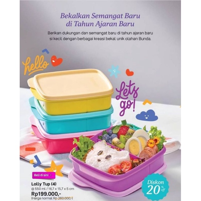 PROMO Tupperware Lolly Tup