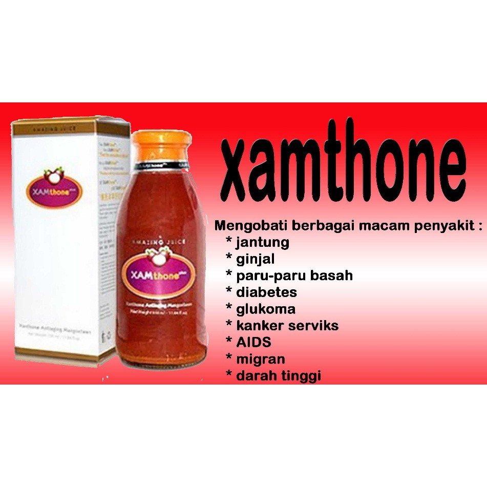 Xamthone Plus Xamthon Juice Ekstrak Kulit Manggis Original Obat Herbal Indonesia