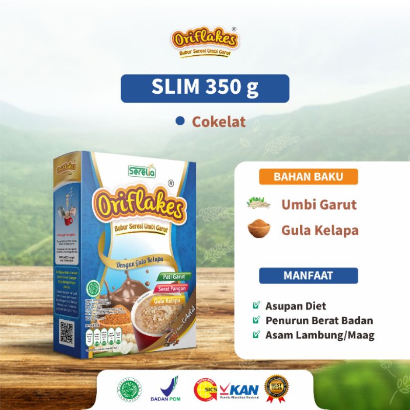 ORIFLAKES SEREAL UMBI GARUT SLIM DIET 350 GRAM