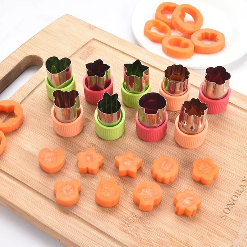 [DEASTORE] CETAKAN PEMOTONG SAYURAN &amp; BUAH BENTUK LUCU BAHAN STAINLESS / CETAKAN BUAH  BENTO