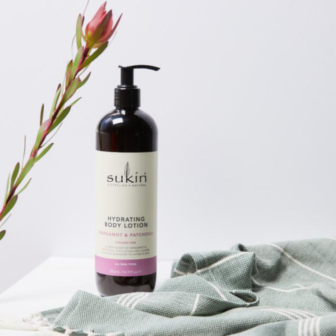 Sukin Hydrating Body Lotion Bergamot &amp; Patchouli 500ml