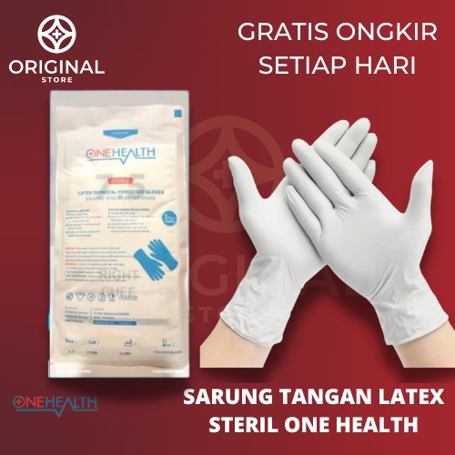 Sarung Tangan Steril Surgical OneHealth Eceran PER PAIR